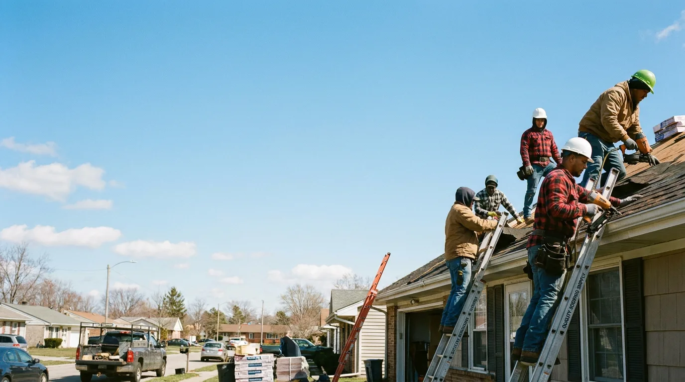 Roofing in Thompsonville, MI near me